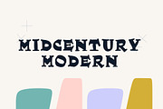 BOOMERANG Midcentury Modern Font, a Slab Serif Font by MALA HORA ARTIST STUDIO ✨ (Thumbnail 15 of 18)