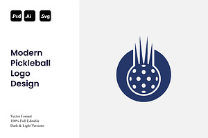Modern Pickleball Logo Design, a Branding & Logo Template by Luxury Logos