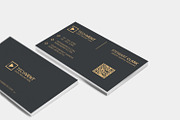 Gold Minimal Business Card, a Business Card Template by Shahjhan (Thumbnail 3 of 3)
