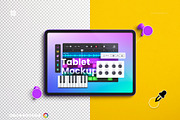 iPad Mockup (11inch) with Earphones, a Product Mockup by Custom Scene (Thumbnail 5 of 8)