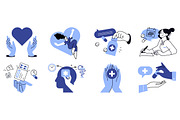 Healthcare and medical illustrations, an Illustration by PureSolution (Thumbnail 4 of 6)