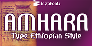 Amhara, a Sans Serif Font by ingoFonts (Thumbnail 1 of 10)
