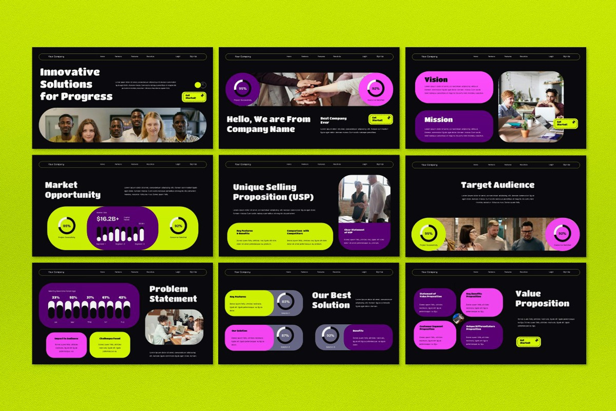 Company Profile Keynote, a Presentation Template by graphicook (Photo 2 of 4)