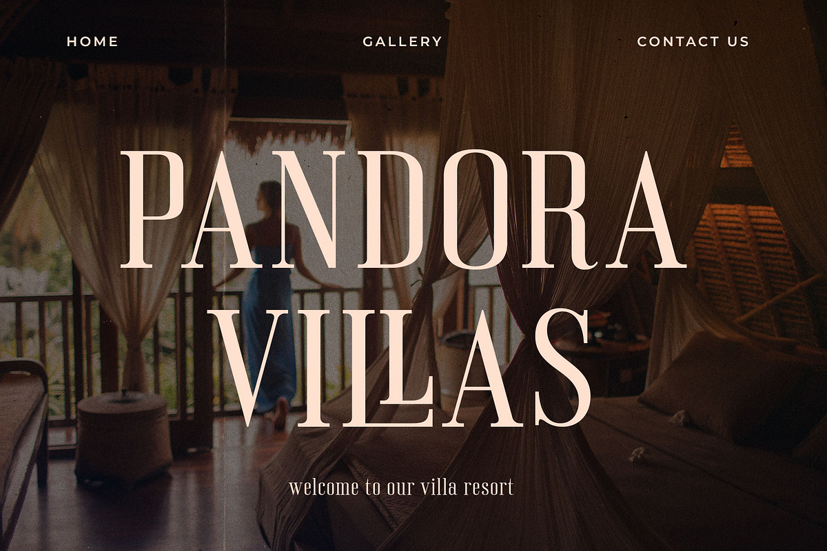 Rinella Modern Serif font, a Serif Font by RantautypeStudio (Photo 5 of 13)