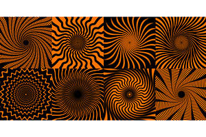 Psychedelic Halloween Patterns