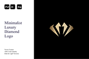 Minimalist Luxury Diamond Logo, a Branding & Logo Template by Luxury Logos (Thumbnail 1 of 4)