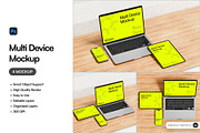 Multi Device Mockup, a Device Mockup by SLAB! Design (Thumbnail 1 of 6)