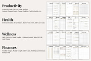 That Girl Digital Planner Canva, a Stationery Template by Designmela01 (Thumbnail 5 of 11)