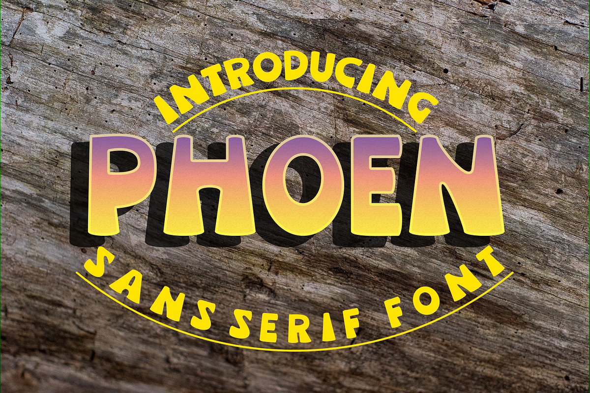 PHOEN, a Serif Font by Canden Meutuah (Photo 1 of 9)