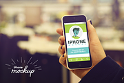 Shopping iPhone Mockup, an iPhone Mockup by Creative Grenade (Thumbnail 1 of 2)