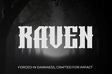 Raven Gothic Blackletter Font