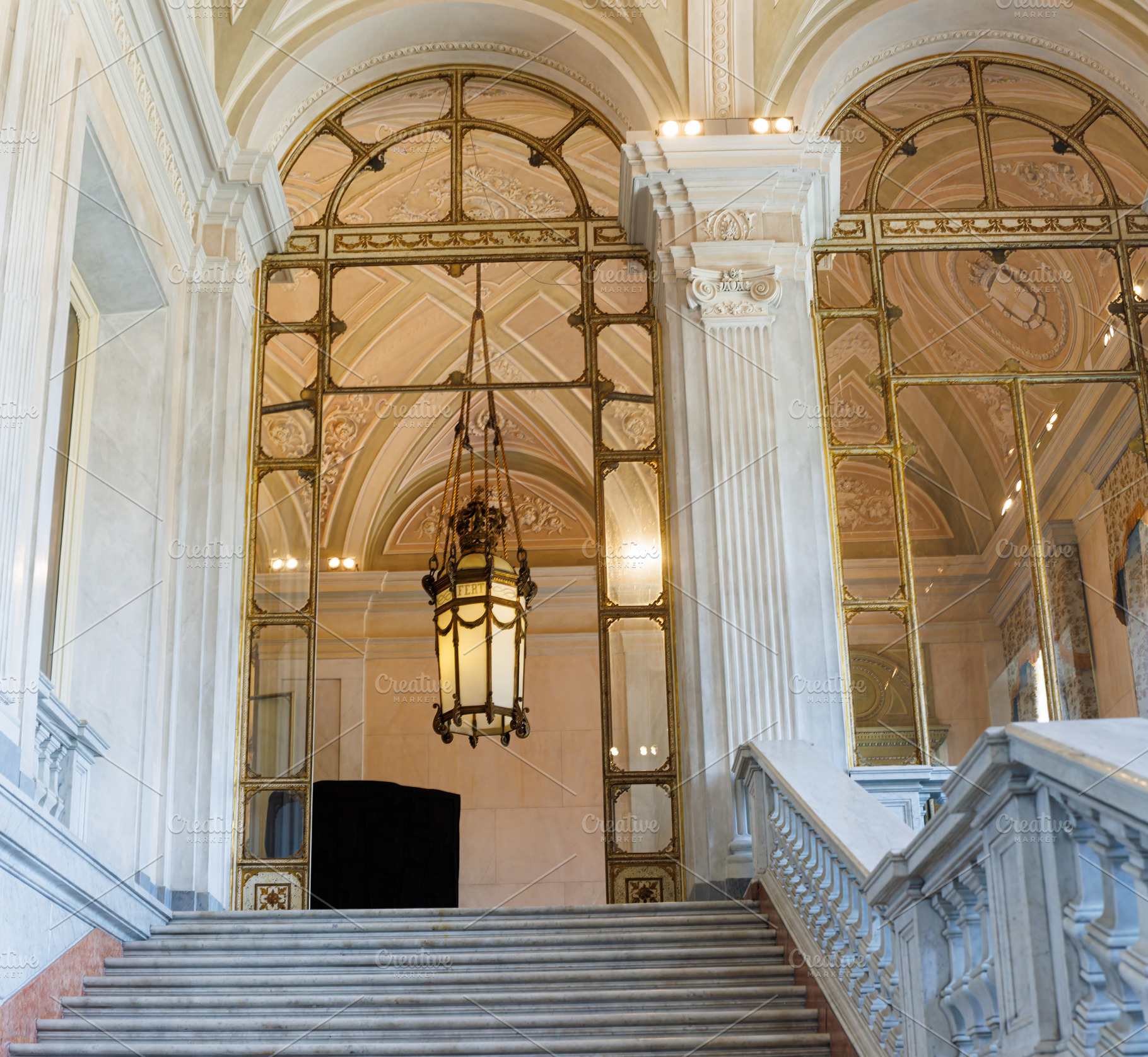 Interior real estate view of Reggia di Monza palace, an Architecture Photo by Bepslabor