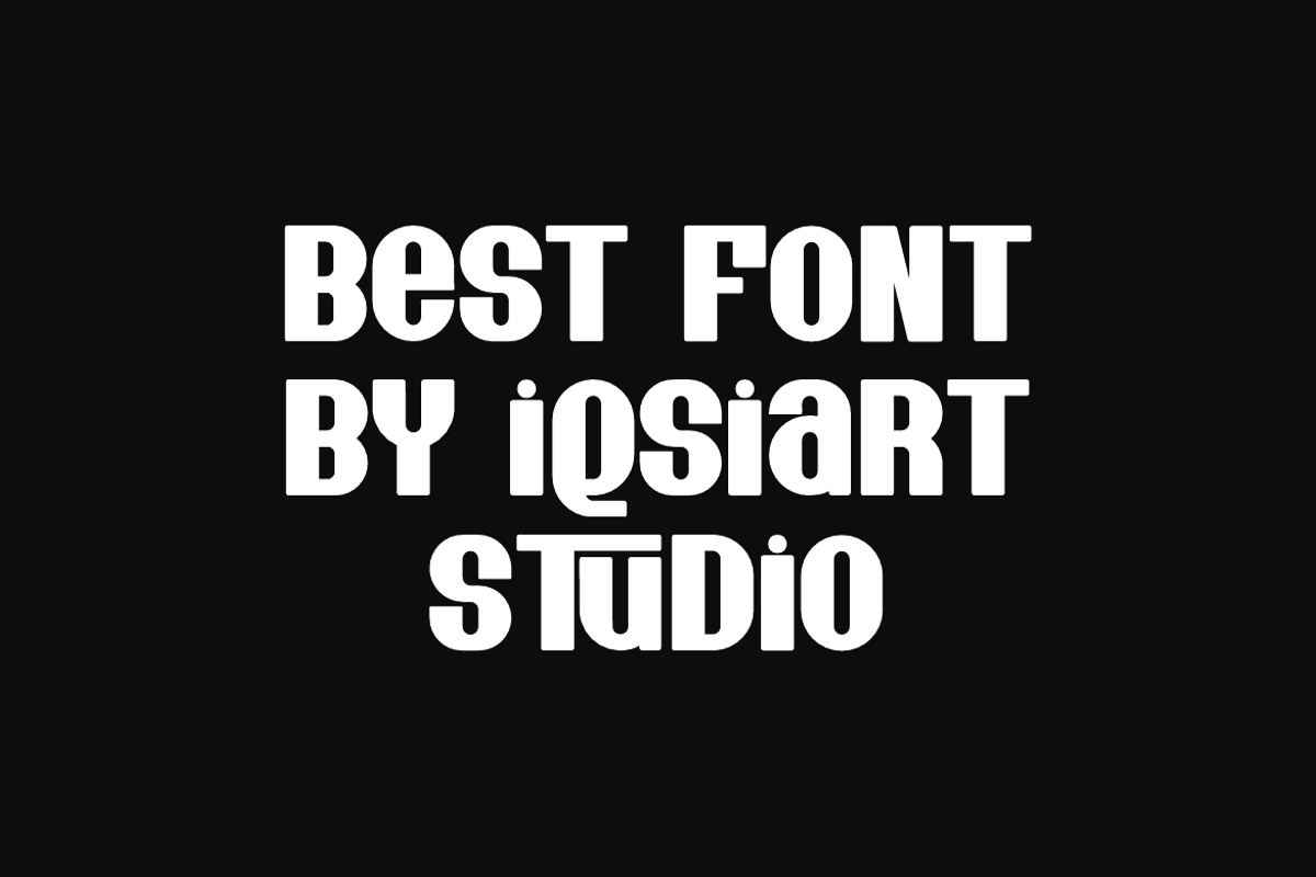 Montura Gantur - Block Font, a Sans Serif Font by Iqsiart Studio (Photo 4 of 7)