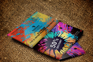 COLORFUL - Gift Voucher Card