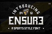 Ensure Sports Gothic, a Blackletter Font by IHDSTD (Thumbnail 1 of 3)
