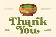 Matcha Holiks Groovy Serif Font, a Serif Font by timelesstype.co (Thumbnail 20 of 20)