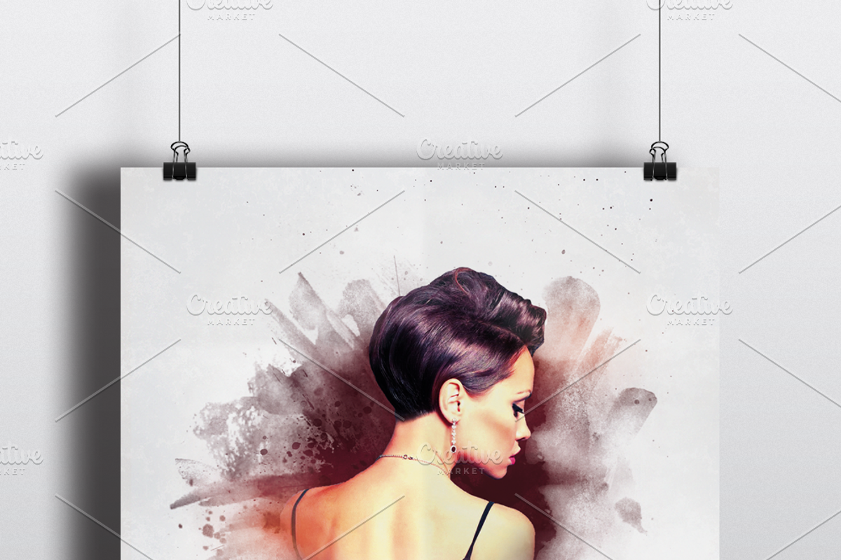 Girl Party Flyer Template, a Flyer Template by Malaxay (Photo 2 of 2)