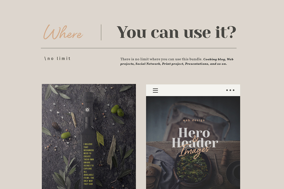 PACK&FOOD Creator - top view, a Packaging Mockup by Creatoom (Photo 5 of 10)