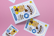 Pink Retro Kids Birthday Invitation, an Invitation Template by graphicook (Thumbnail 3 of 3)