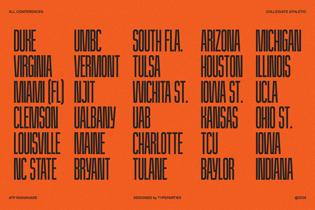 Rainshade - Condensed Display Font, a Sans Serif Font by Typeparties (Photo 9 of 12)