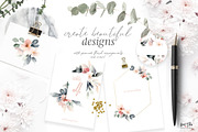 Feminine Abstract Floral Set, an Illustration by Kim Thoa Designs (Thumbnail 2 of 10)