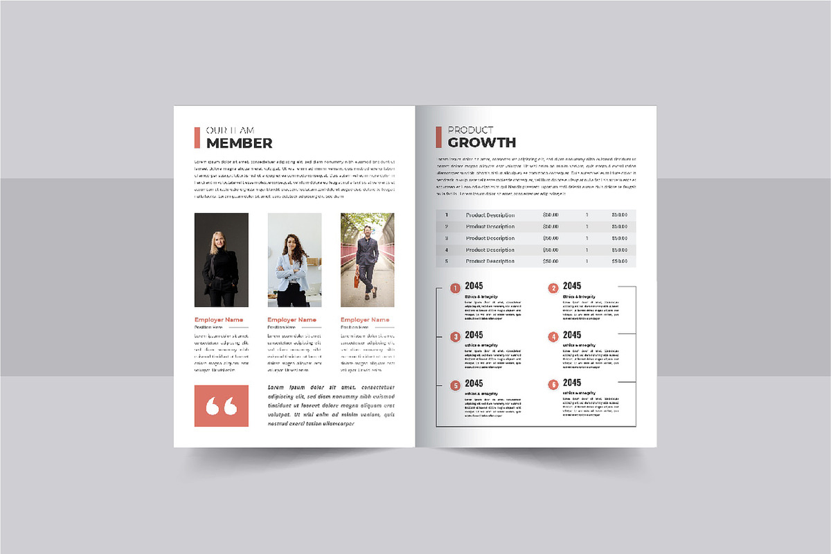 Company white paper design template, a Brochure Template by Pavel_design (Photo 7 of 9)