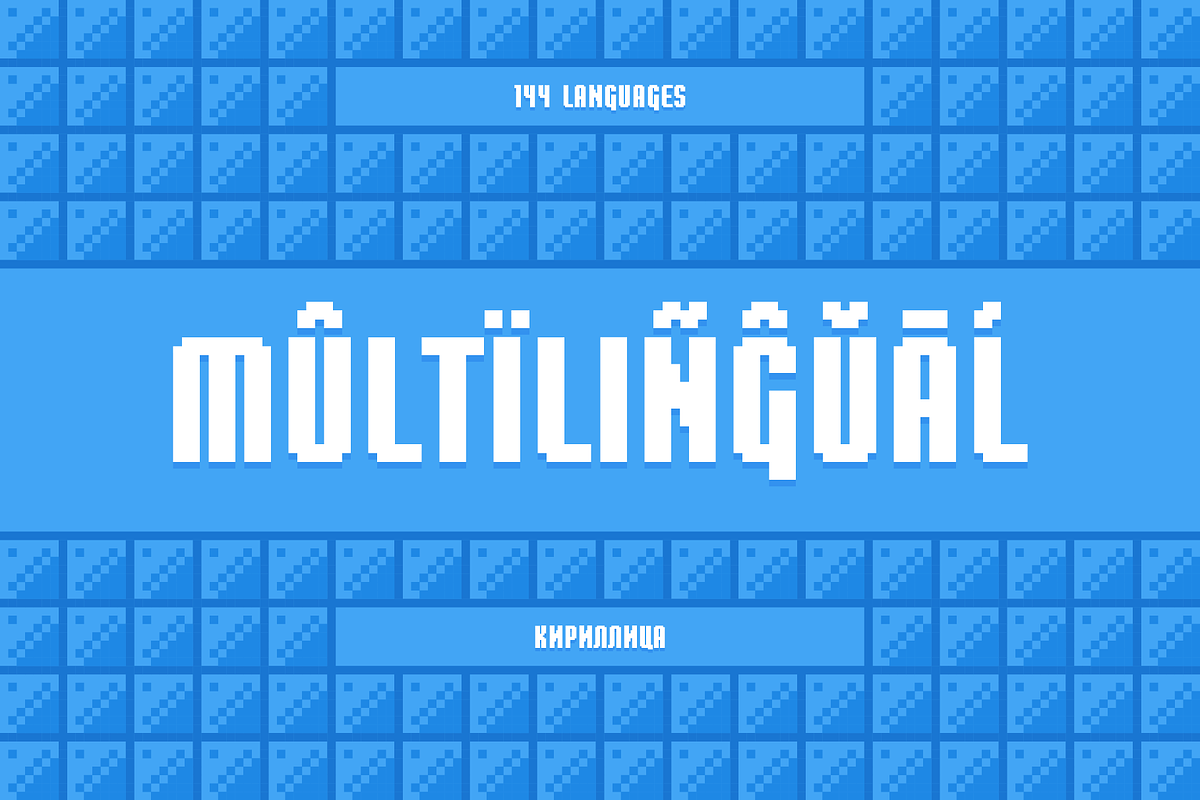 Sharpix - Pixel Font Family, a Sans Serif Font by alpercakici (Photo 8 of 10)