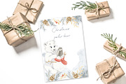 Christmas polar bear, an Animal Illustration by Love Watercolor Store (Thumbnail 6 of 9)