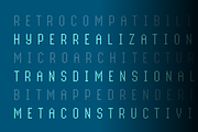 Byte Sans Pixel Font Family, a Font by alpercakici (Thumbnail 7 of 13)