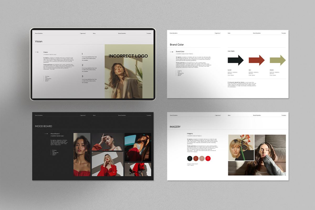 Brand Guidelines Presentation, a Presentation Template by Alvi-Studio (Photo 3 of 6)