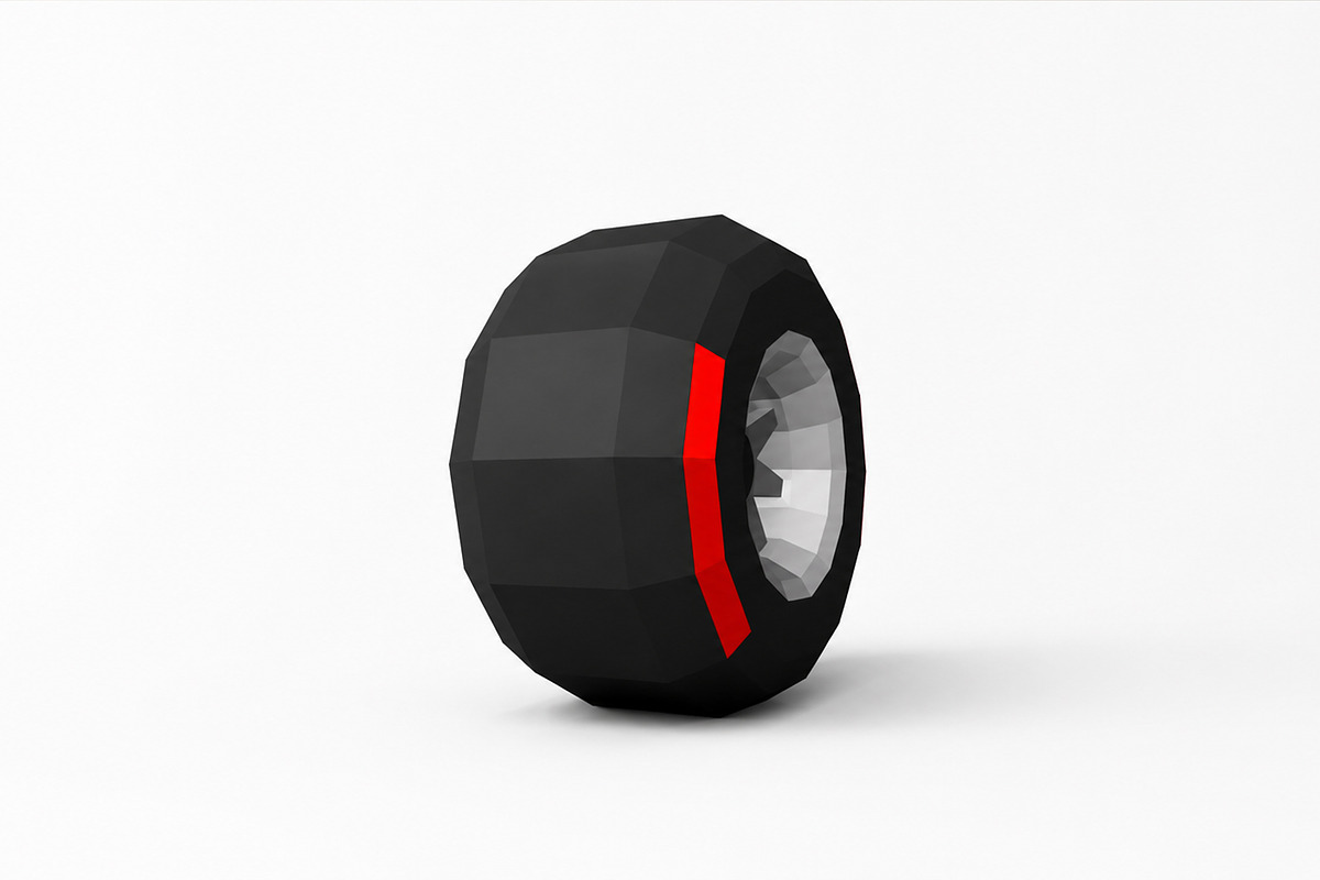 Formula 1 wheel - 3d papercraft, a Cars & Vehicle 3D Model by PAPER amaze (Photo 5 of 8)