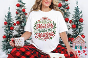 Meet Me Under the Mistletoe Christma, a Seasonal Illustration by DreamPrint404 (Thumbnail 4 of 6)