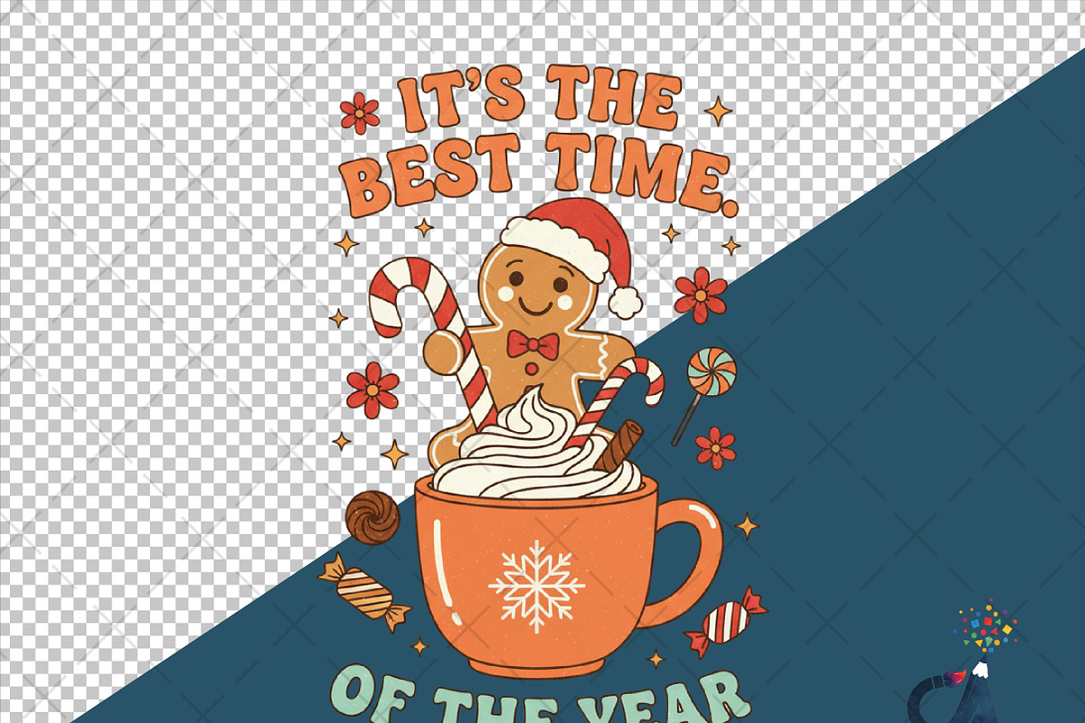 It's The Best Time Of The Year PNG, an Illustration by Creative Art (Photo 5 of 6)