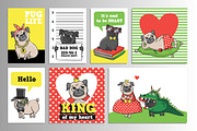 Pugs. Characters., an Illustration by Martyshova (Thumbnail 3 of 5)
