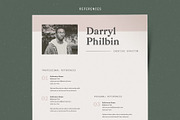 Resume with Picture / CV with Photo, a Resume Template by More Profesh (Thumbnail 4 of 8)