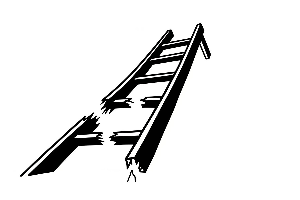 50 Broken Ladder Silhouette Bundle, an Illustration by Designs_River (Photo 41 of 51)
