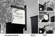 Industrial Store Sign Box Mockup, an Advertising Mockup by My Code Std (Thumbnail 1 of 6)