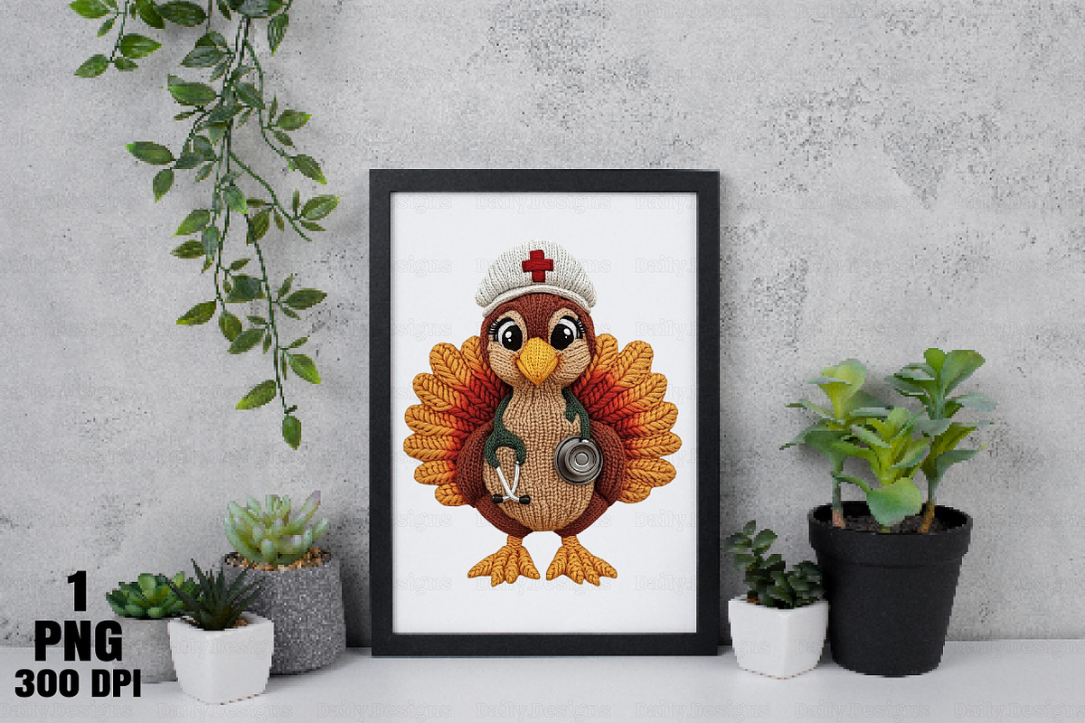 Latch Hook Yarn Crochet Thankful Nur, an Illustration by Daily.Designs (Photo 6 of 10)