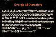 Georgio | Retro Typeface, a Sans Serif Font by Almeera Std (Thumbnail 5 of 10)