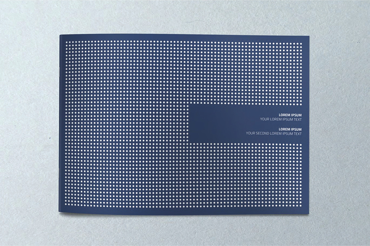 Horizontal A4 Brochure Mockup, an Advertising Mockup by DesignRushMarket (Photo 4 of 8)