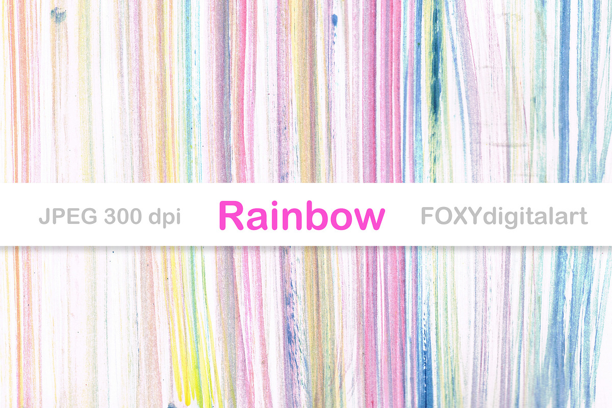 Ombre digital paper rainbow gradient, a Pattern Graphic by FOXYdigitalart (Photo 10 of 11)