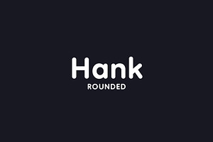 Hank Rounded - Bold