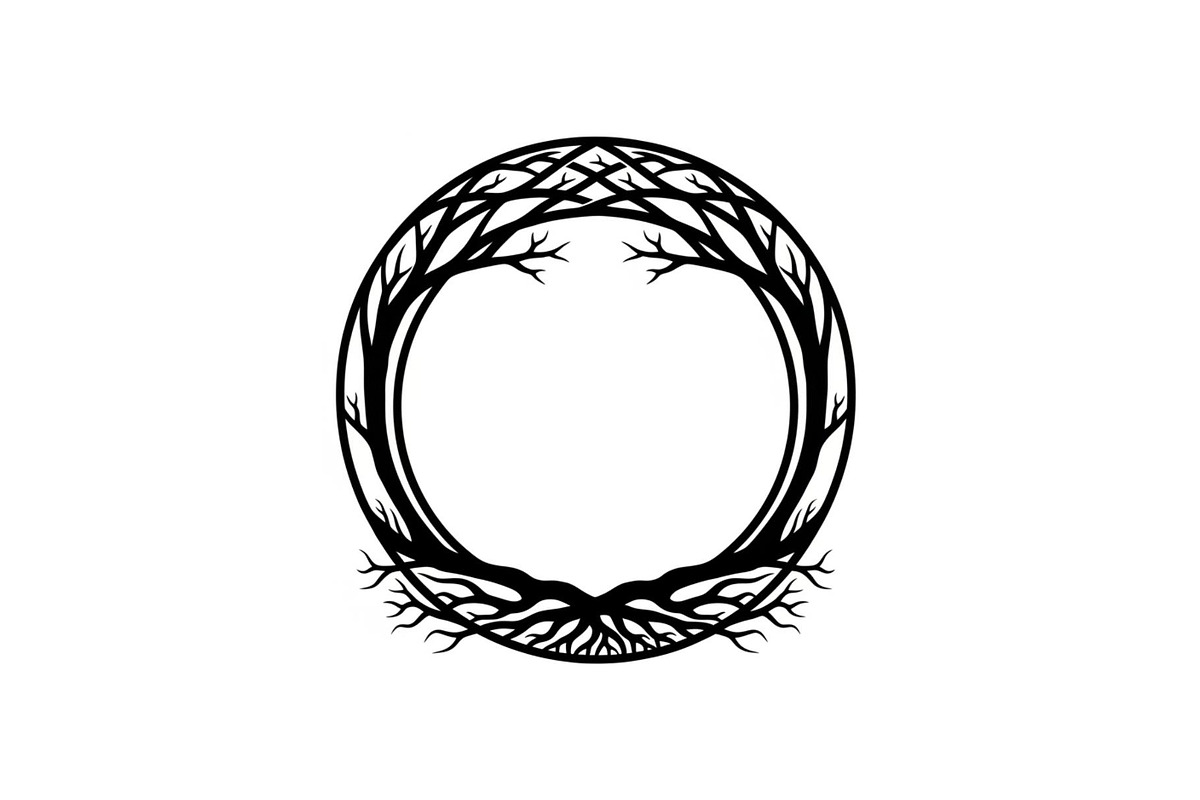 Tree of Life Circle Frame Bundle, an Illustration by Gaye Art (Photo 25 of 51)