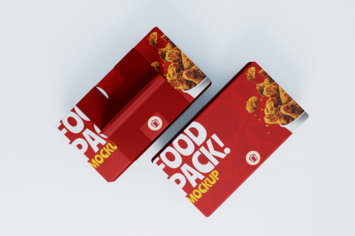 Takeaway Food Packaging Mockup, a Packaging Mockup by SLAB! Design (Photo 7 of 7)