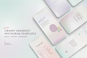 Grainy gradient Instagram templates, a Social Media Template by Elady (Thumbnail 1 of 11)