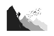 Rock Climbing Silhouette Bundle, an Object Graphic by Designs_River (Thumbnail 15 of 16)