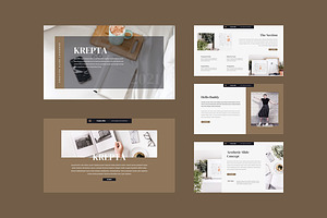 Krepta - Google Slide Template