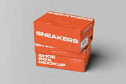 Shoe Box Mockup, a Packaging Mockup by hokagata (Thumbnail 4 of 5)