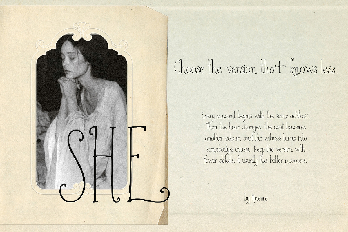New York Folklore Script Font, a Handwritten Font by Mneme (Photo 3 of 8)