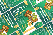 Illustration Gardening Service Flyer, a Flyer Template by Annora Studio (Thumbnail 3 of 5)